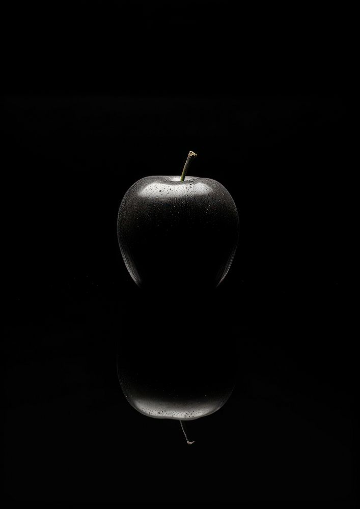 An apple black fruit plant.