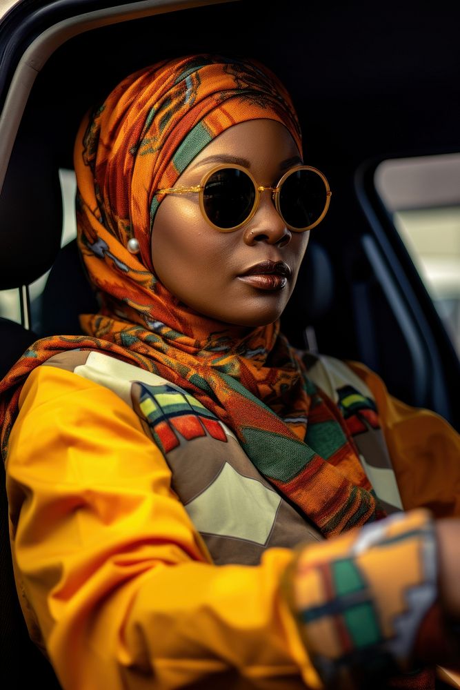 African woman photography sunglasses portrait.