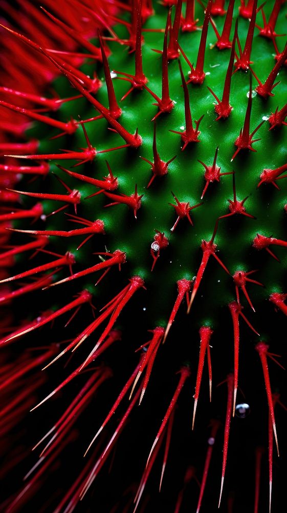 Cactus spikes backgrounds plant freshness.