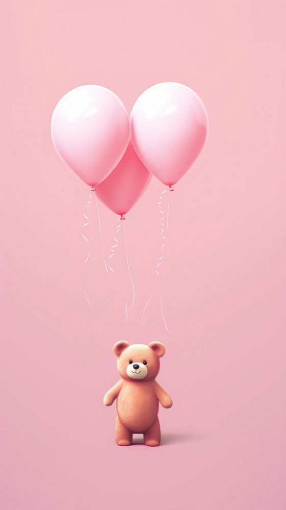  Bear balloon toy representation. AI generated Image by rawpixel.