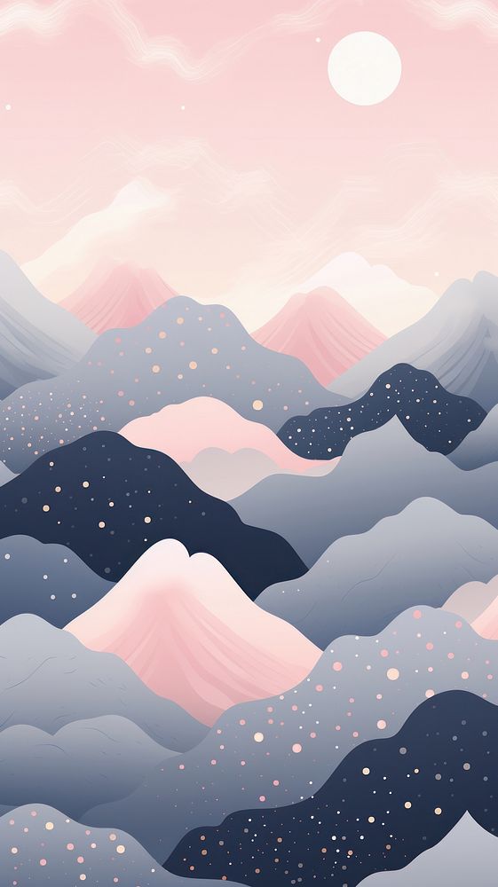  Mountain pattern outdoors nature. AI generated Image by rawpixel.