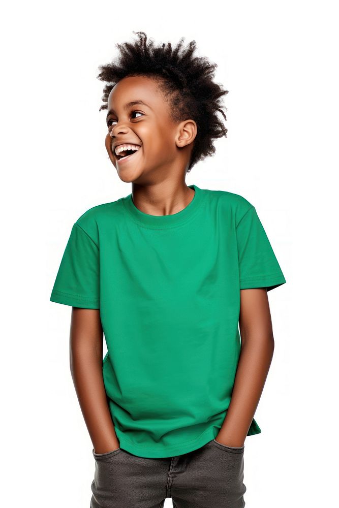 T-shirt apparel boy african.