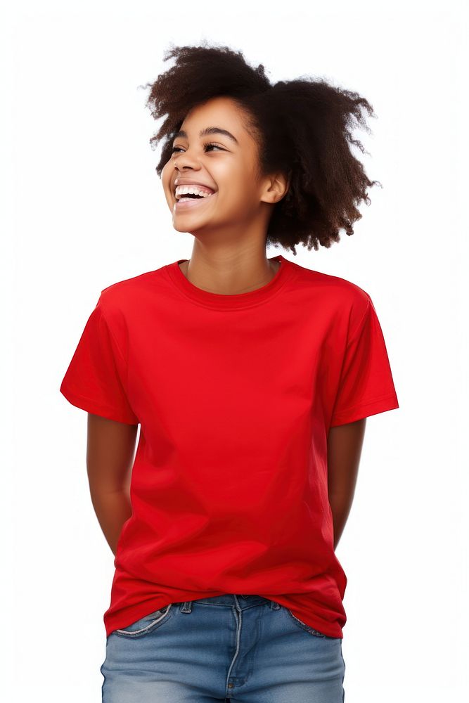T-shirt apparel teenage african.