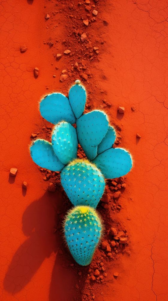 Desert cactus outdoors nature snowman.