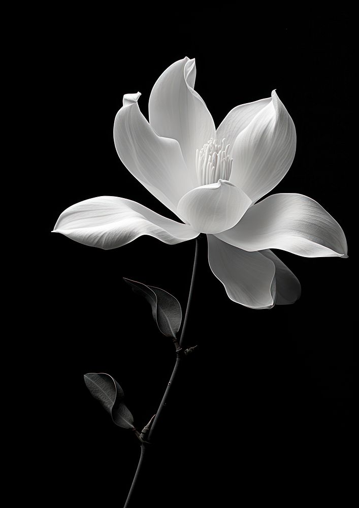 A magnolia blossom flower petal.