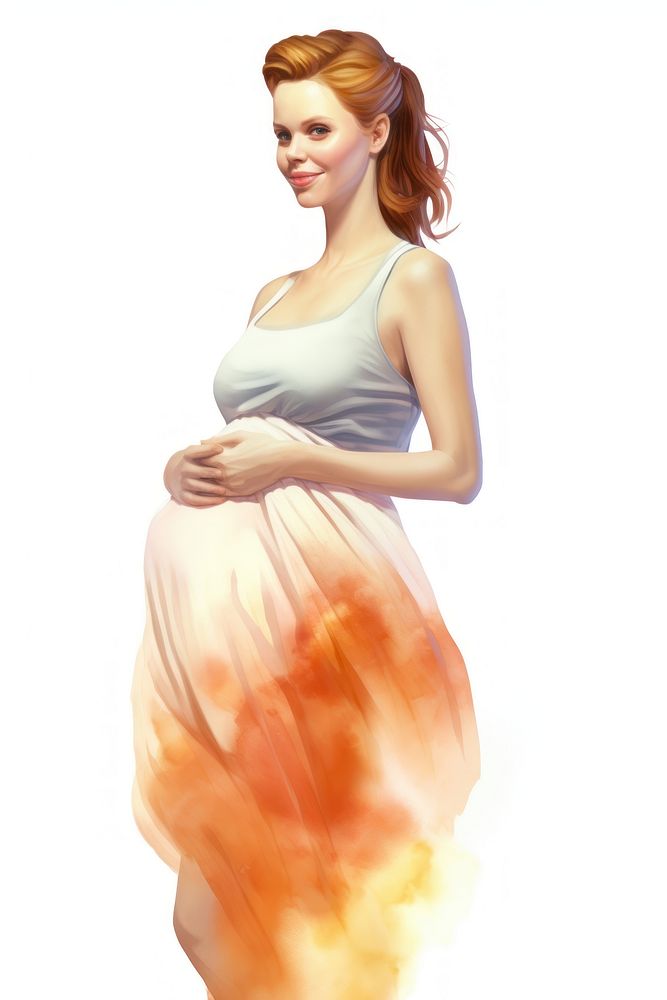Pregnant portrait fashion adult.