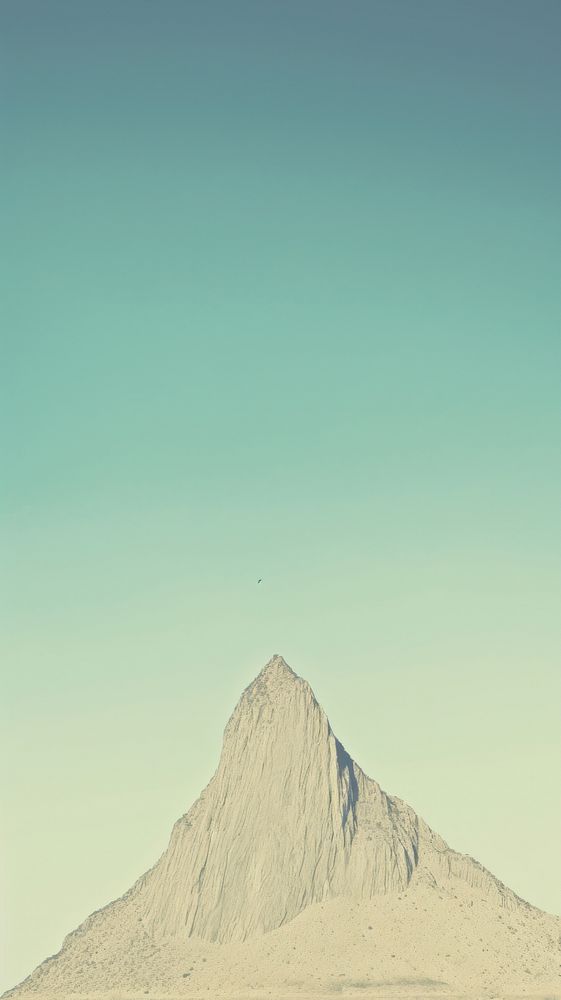 Mountain peak outdoors architecture tranquility. AI generated Image by rawpixel.