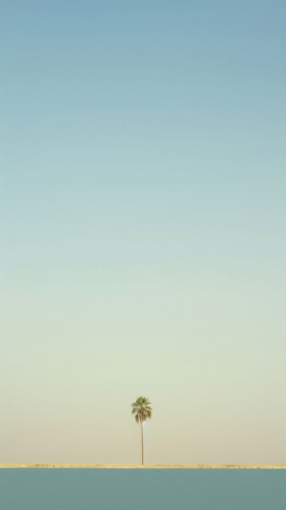 Oasis outdoors horizon nature. AI generated Image by rawpixel.