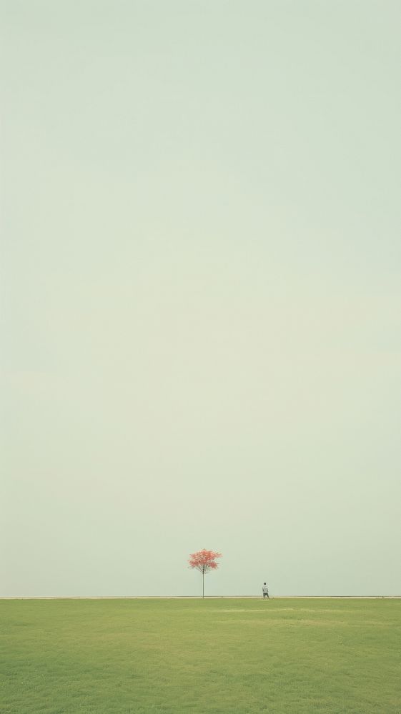 Field of garden outdoors horizon nature. AI generated Image by rawpixel.