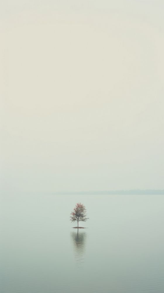 Lake outdoors nature plant. AI generated Image by rawpixel.