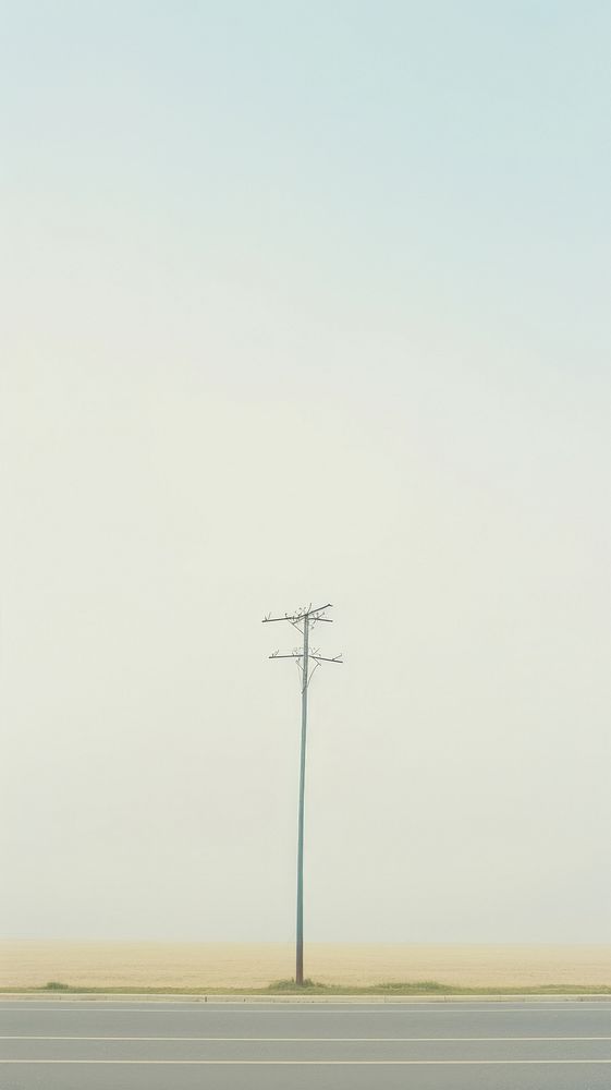 Route outdoors nature electricity. AI generated Image by rawpixel.