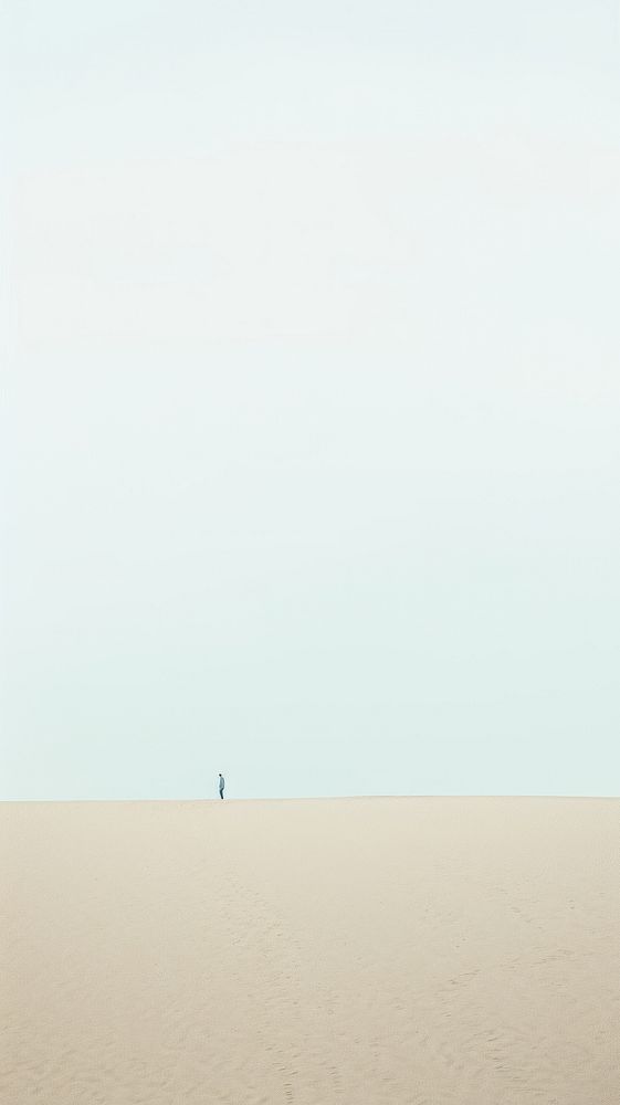 Sand dunes outdoors horizon nature. AI generated Image by rawpixel.
