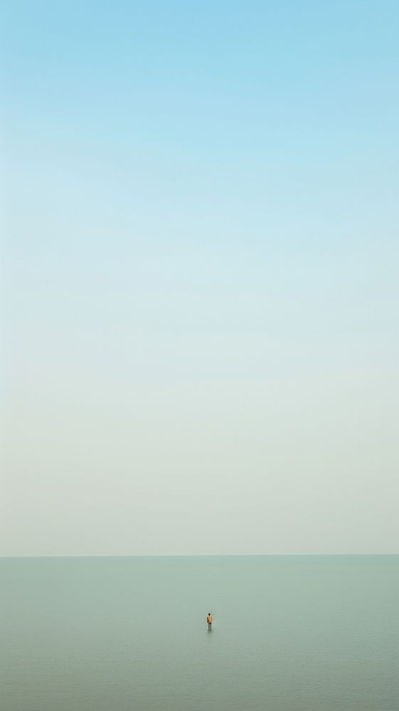 Sea and sky outdoors horizon nature. AI generated Image by rawpixel.