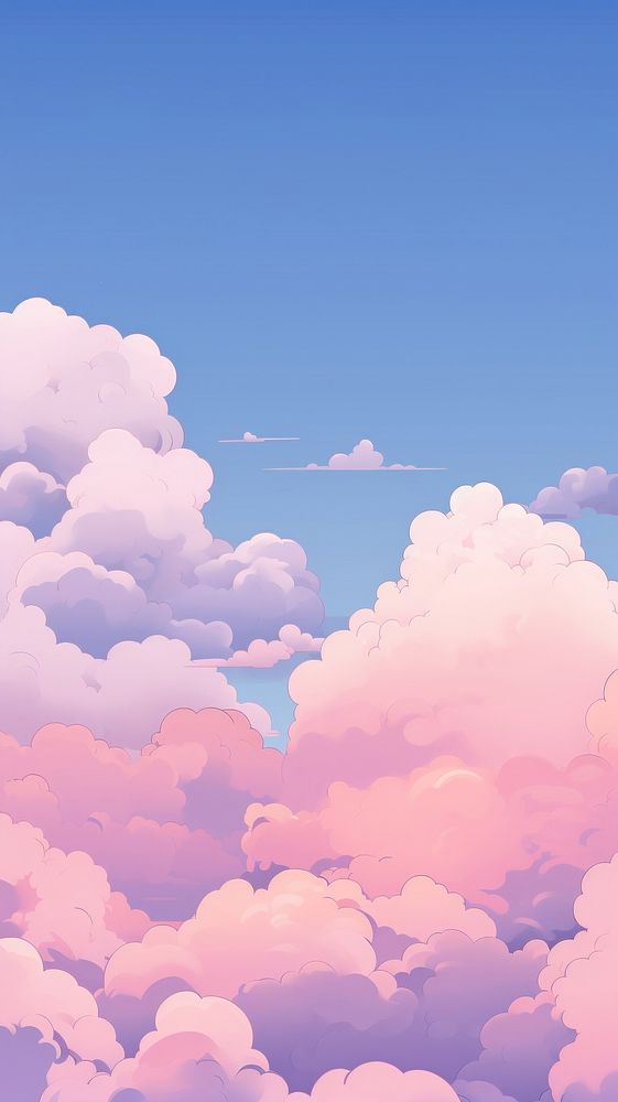 Cloud on the sky backgrounds landscape outdoors.