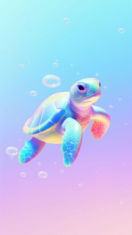 Cute sea turtle outdoors reptile nature.