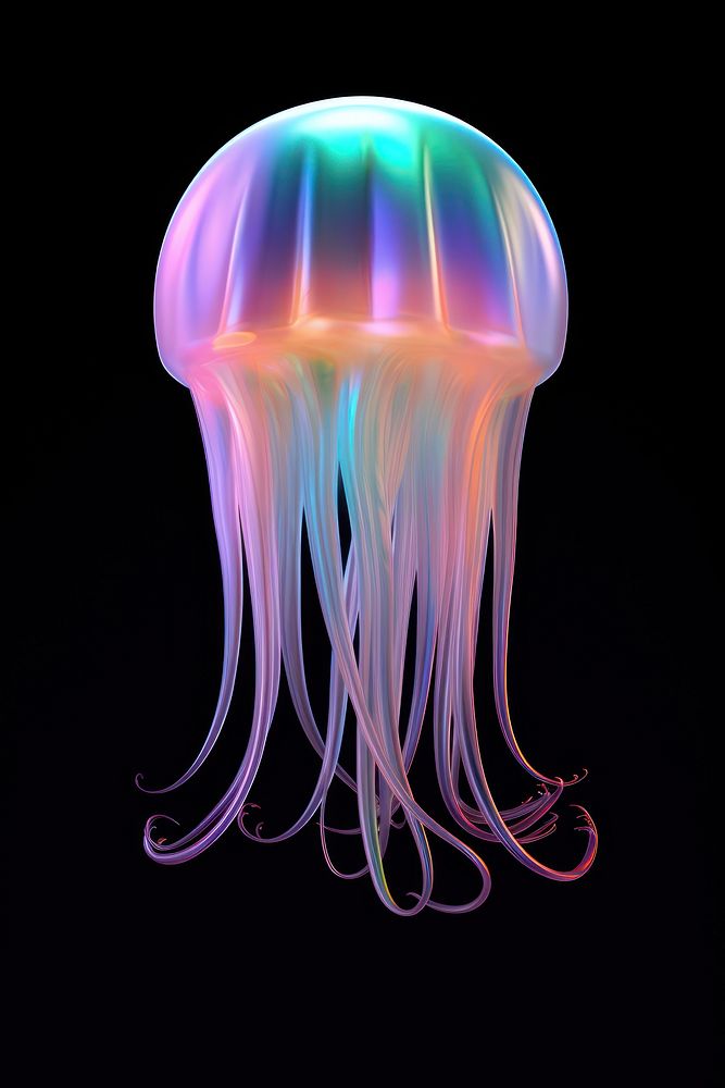 Sea squid jellyfish animal invertebrate.
