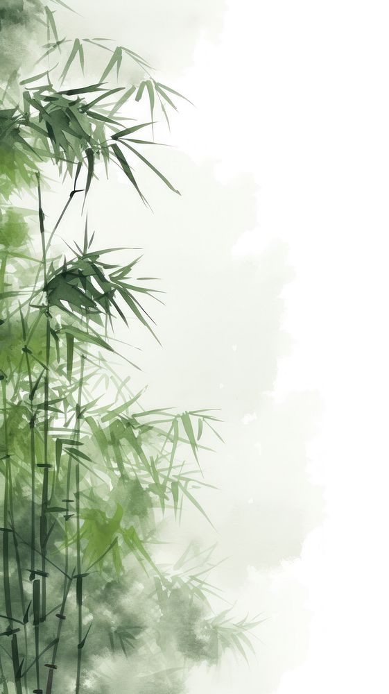 Ink painting minimal of bamboo forest backgrounds outdoors nature.