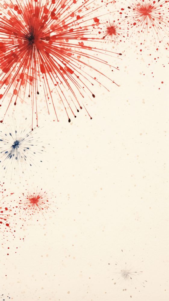 Ink painting minimal of fireworks backgrounds paper splattered.