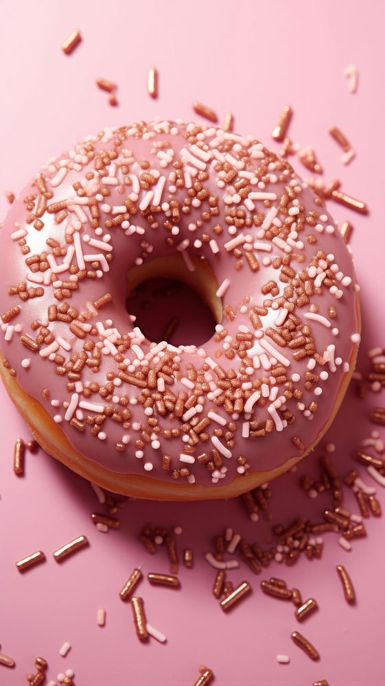 Photography of donut sprinkles dessert food.