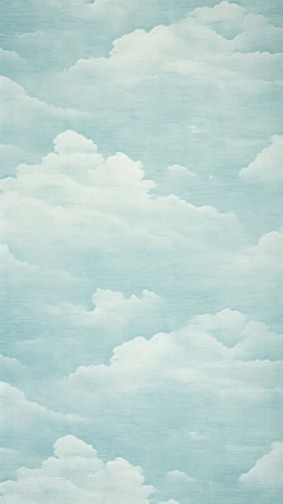 Embroidery of clound sky texture nature cloud.