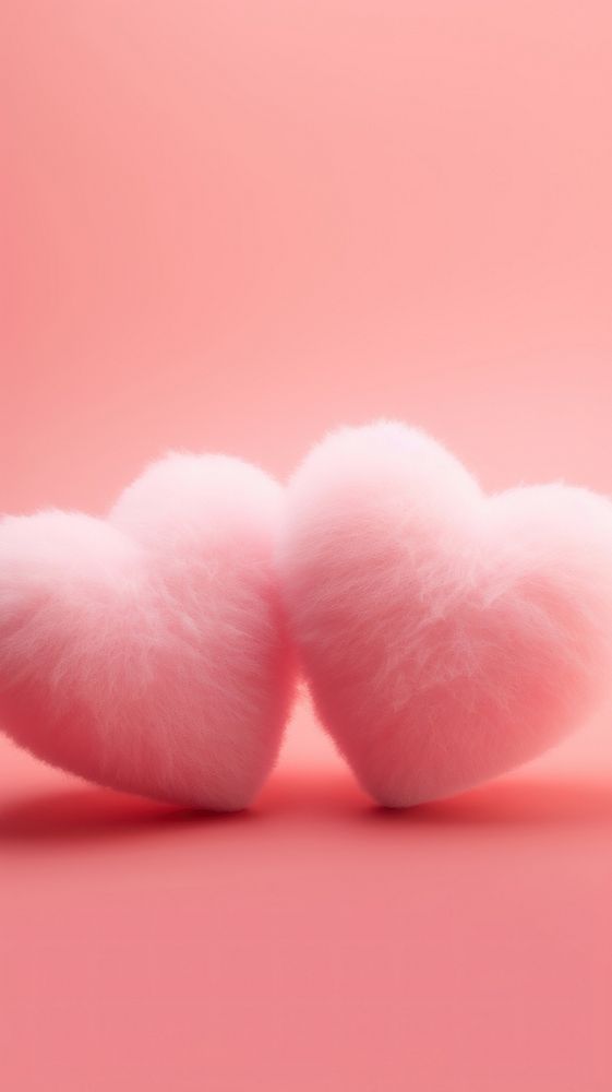  Fluffy hearts softness produce symbol. AI generated Image by rawpixel.