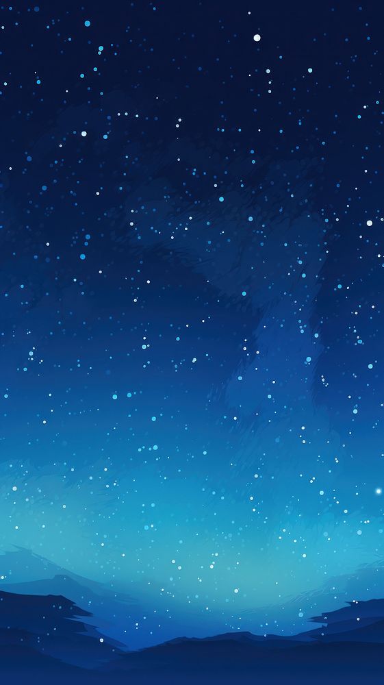  Starry glowing sky backgrounds galaxy nature. AI generated Image by rawpixel.