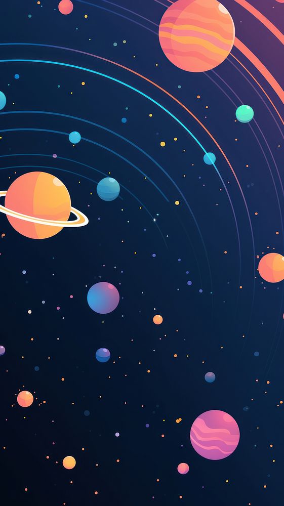  Planets backgrounds astronomy universe. AI generated Image by rawpixel.