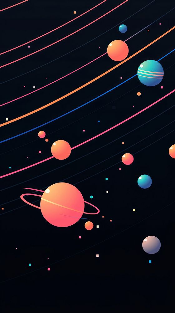  Planets astronomy outdoors space. AI generated Image by rawpixel.