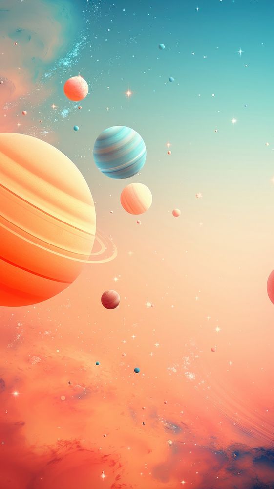  Galaxy planet backgrounds astronomy. AI generated Image by rawpixel.