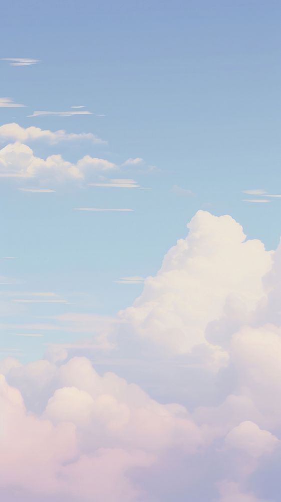 Aesthetic cloud landscape wallpaper outdoors horizon nature.