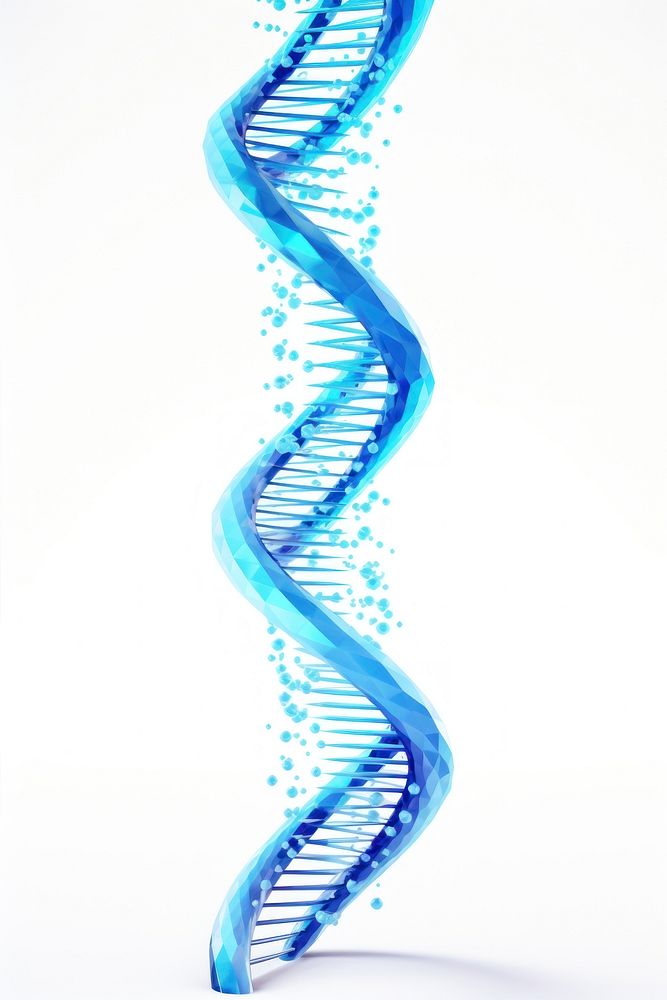 Blue dna helix sequence white background research weaponry.