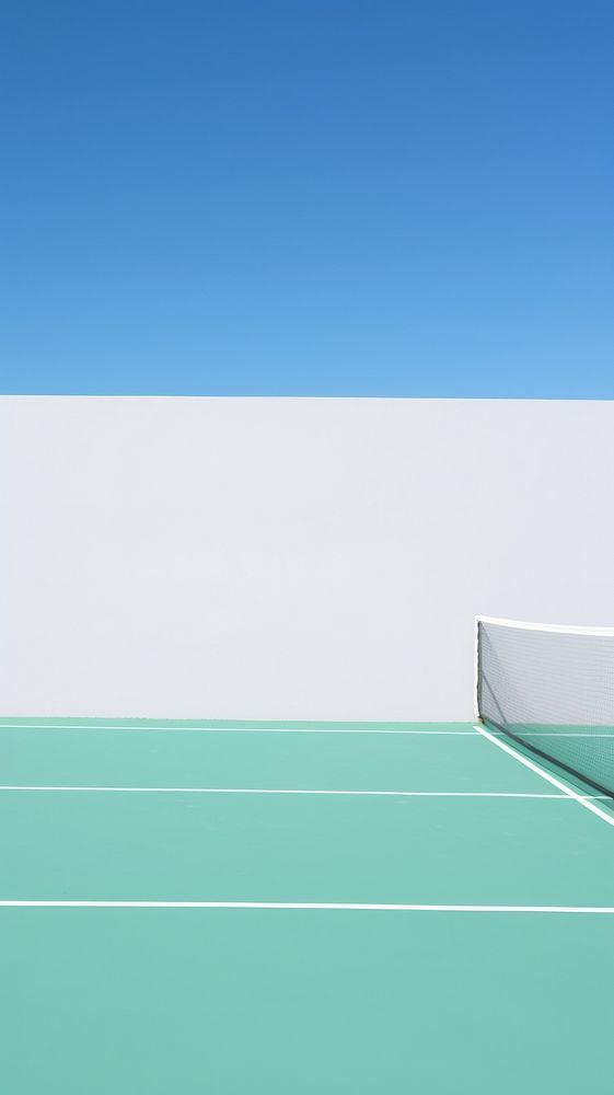  Tennis court sports wall architecture. AI generated Image by rawpixel.