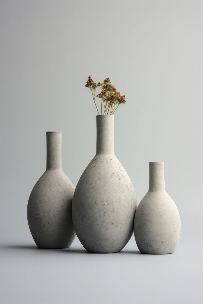 Vases porcelain pottery art.