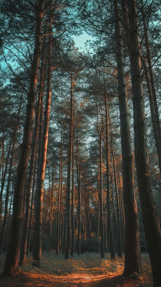 Aesthetic forest photo outdoors woodland nature.