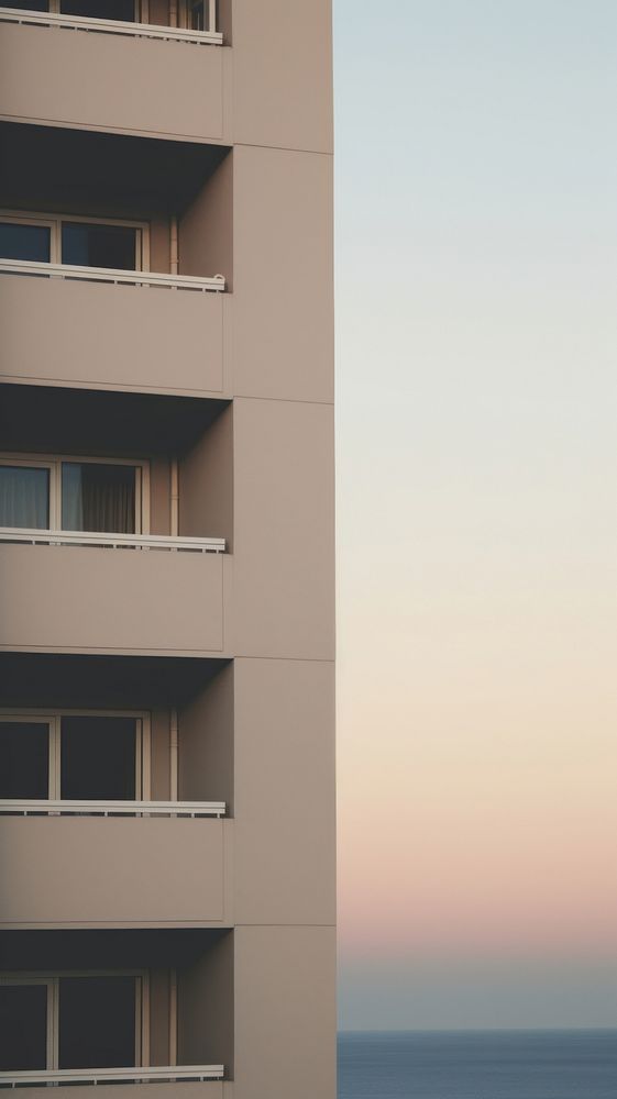  Apartment architecture building outdoors. AI generated Image by rawpixel.