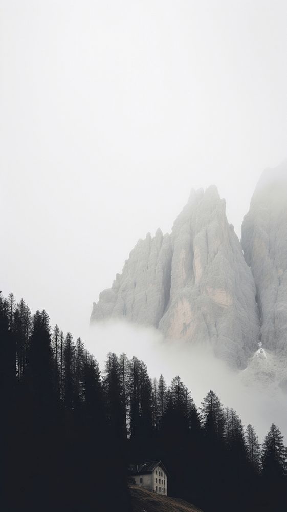  Dolomiti mountain outdoors nature. AI generated Image by rawpixel.