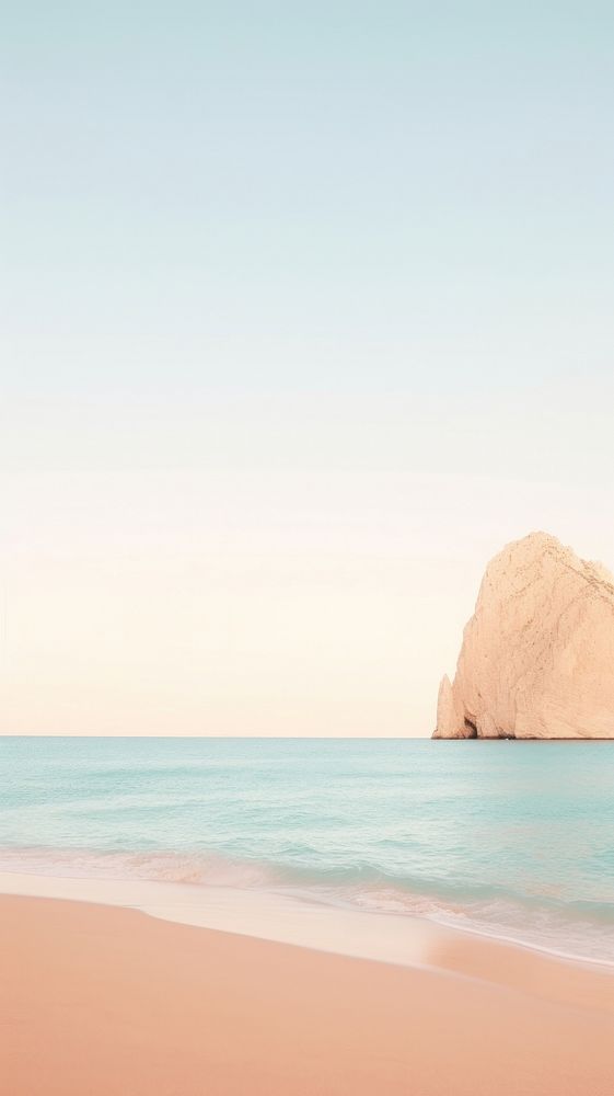  Italian beaches outdoors horizon nature. AI generated Image by rawpixel.