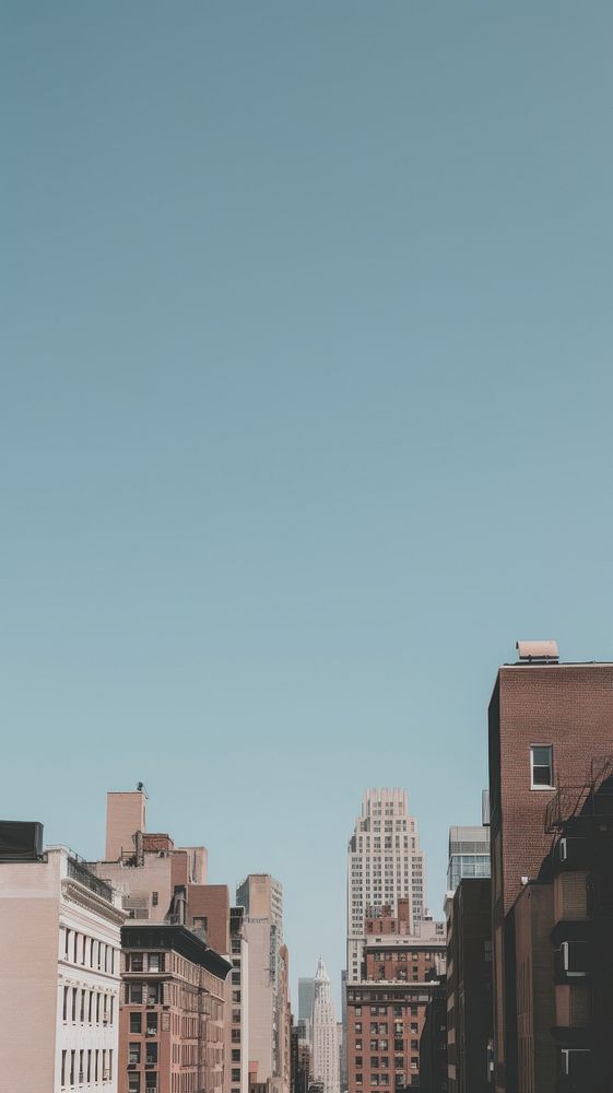  New York City city architecture cityscape. AI generated Image by rawpixel.