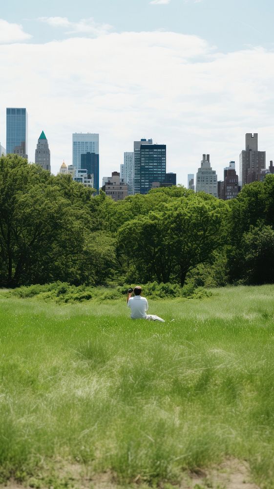  Green grass architecture photography landscape. 