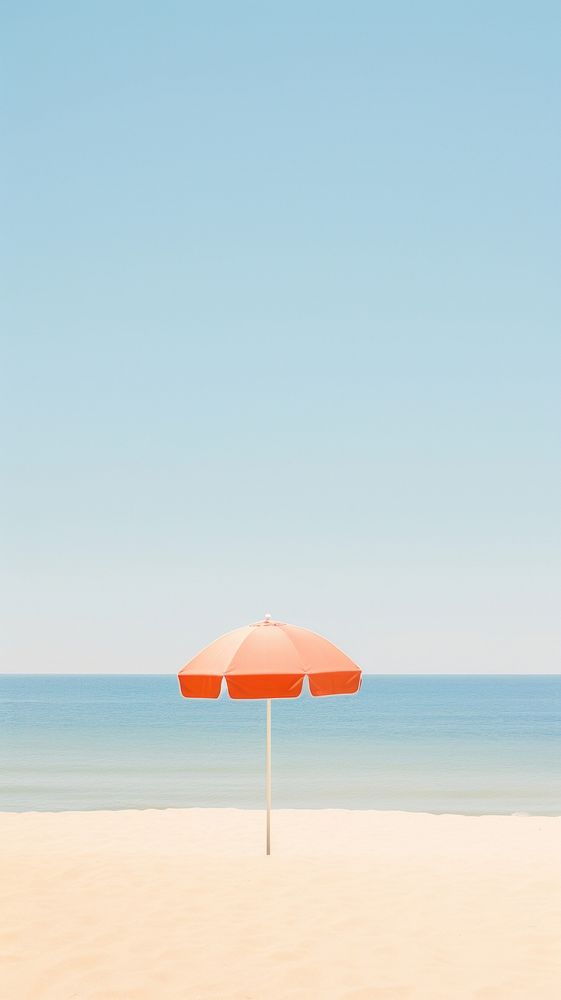  Summer beach outdoors horizon nature. AI generated Image by rawpixel.