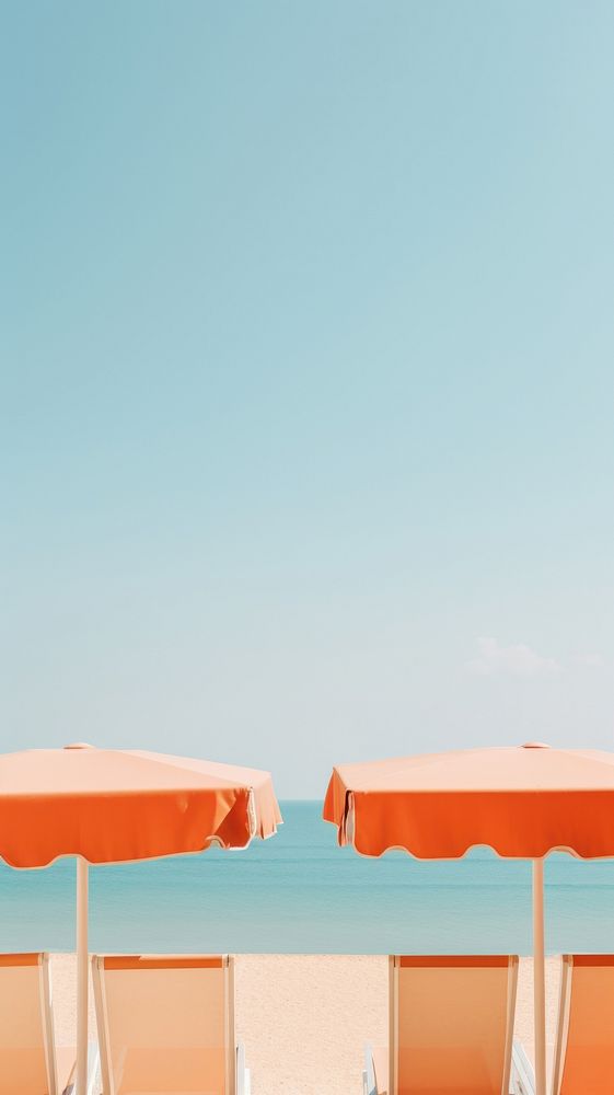 Summer beach outdoors nature sky. AI generated Image by rawpixel.
