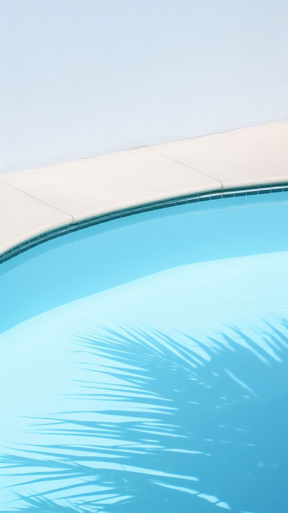  Summer pool outdoors reflection turquoise. AI generated Image by rawpixel.