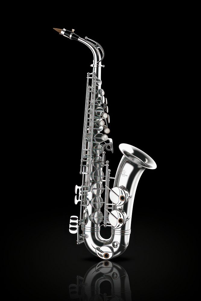 Saxophone Chrome material saxophone white background saxophonist.
