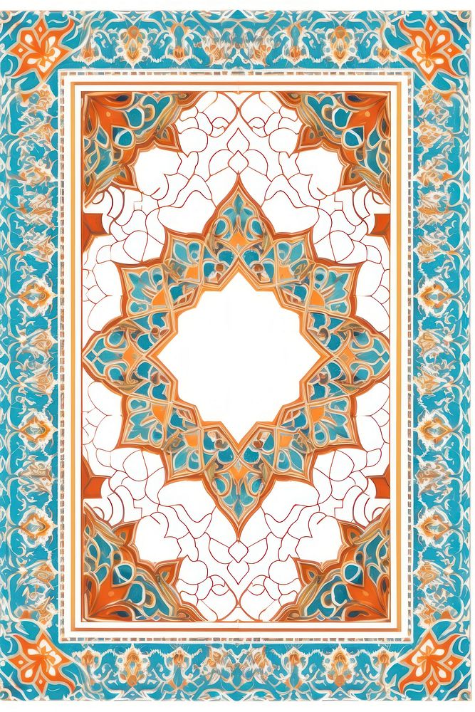 Islam art style border backgrounds pattern creativity. 