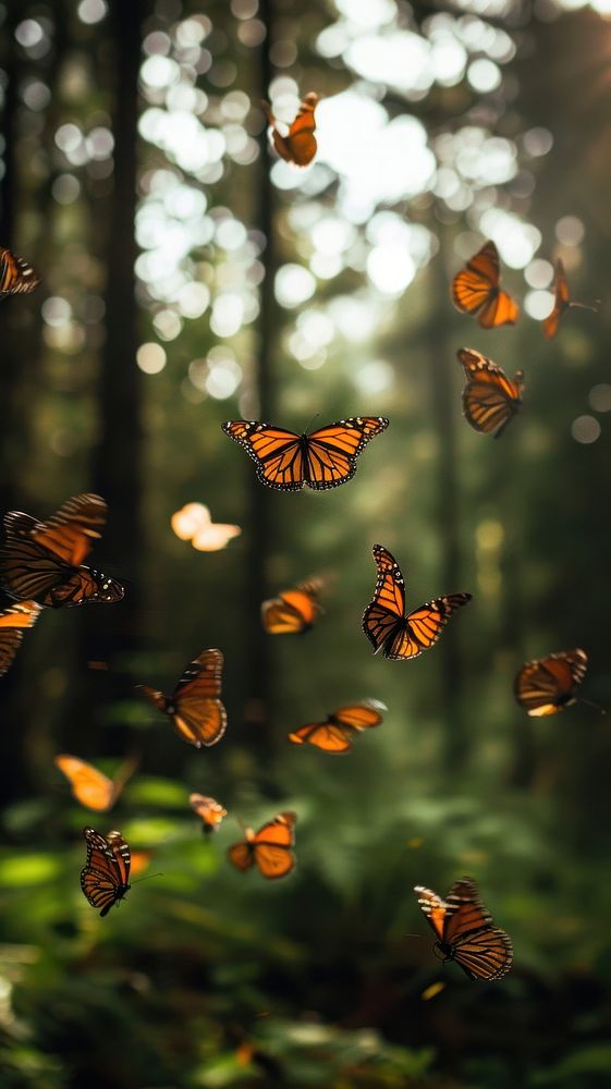 Monarch butterflies butterfly outdoors monarch.