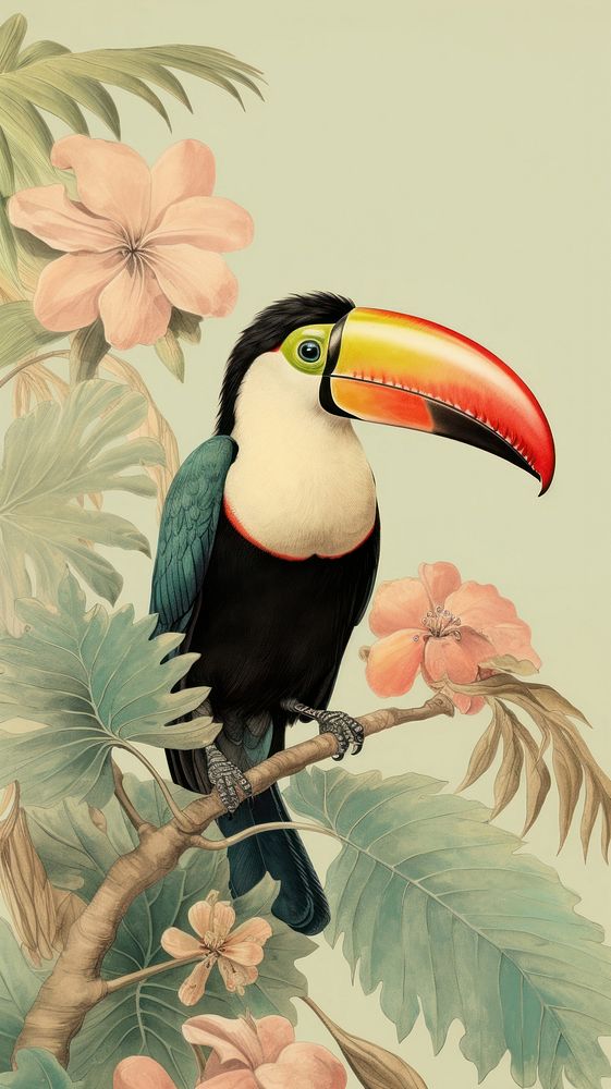 Wallpape toucan animal bird wildlife.