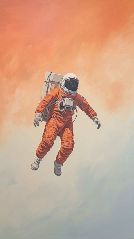 Minimal space astronaut adventure sky exhilaration.