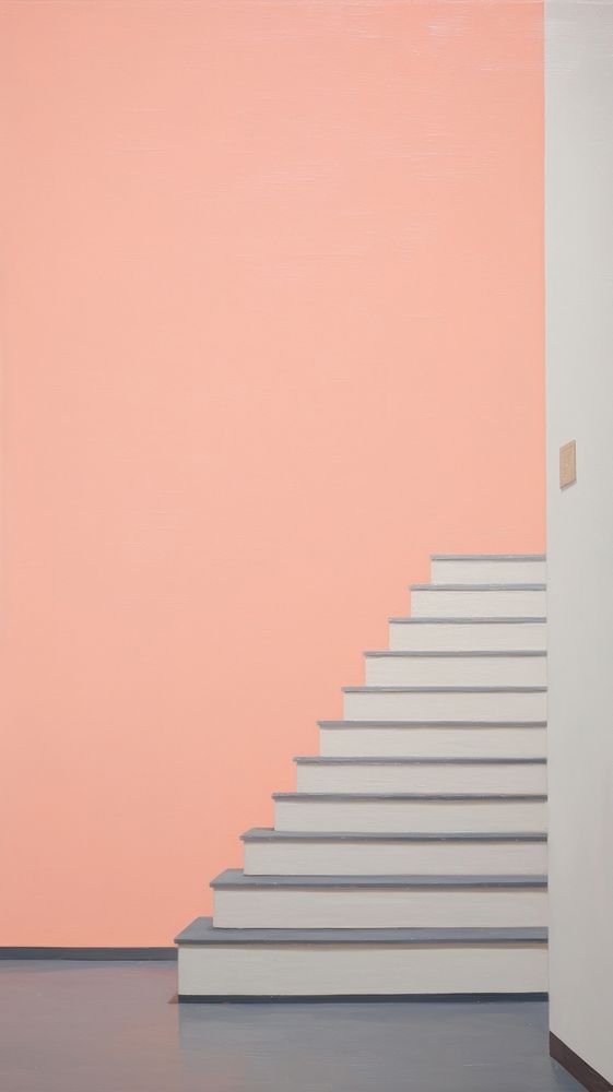 Minimal space beautifulspring architecture staircase handrail.