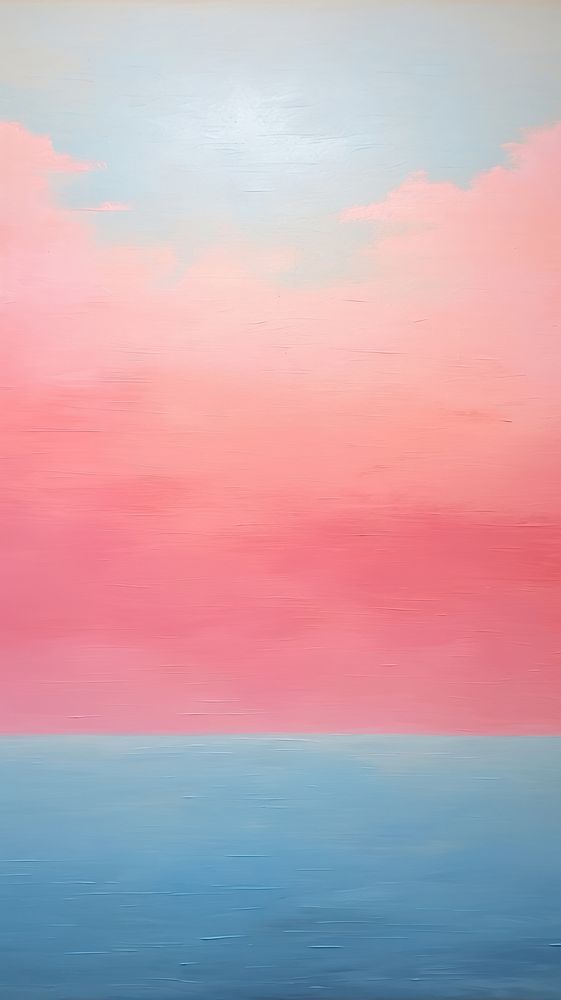 Minimal space sunset sky painting outdoors nature.