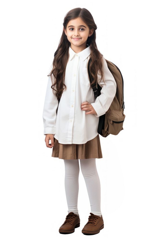 A school kid standing costume sleeve. AI generated Image by rawpixel.